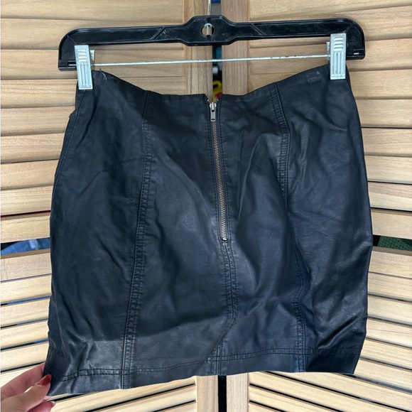 Free People Leather Skirt - Picture 2 of 5
